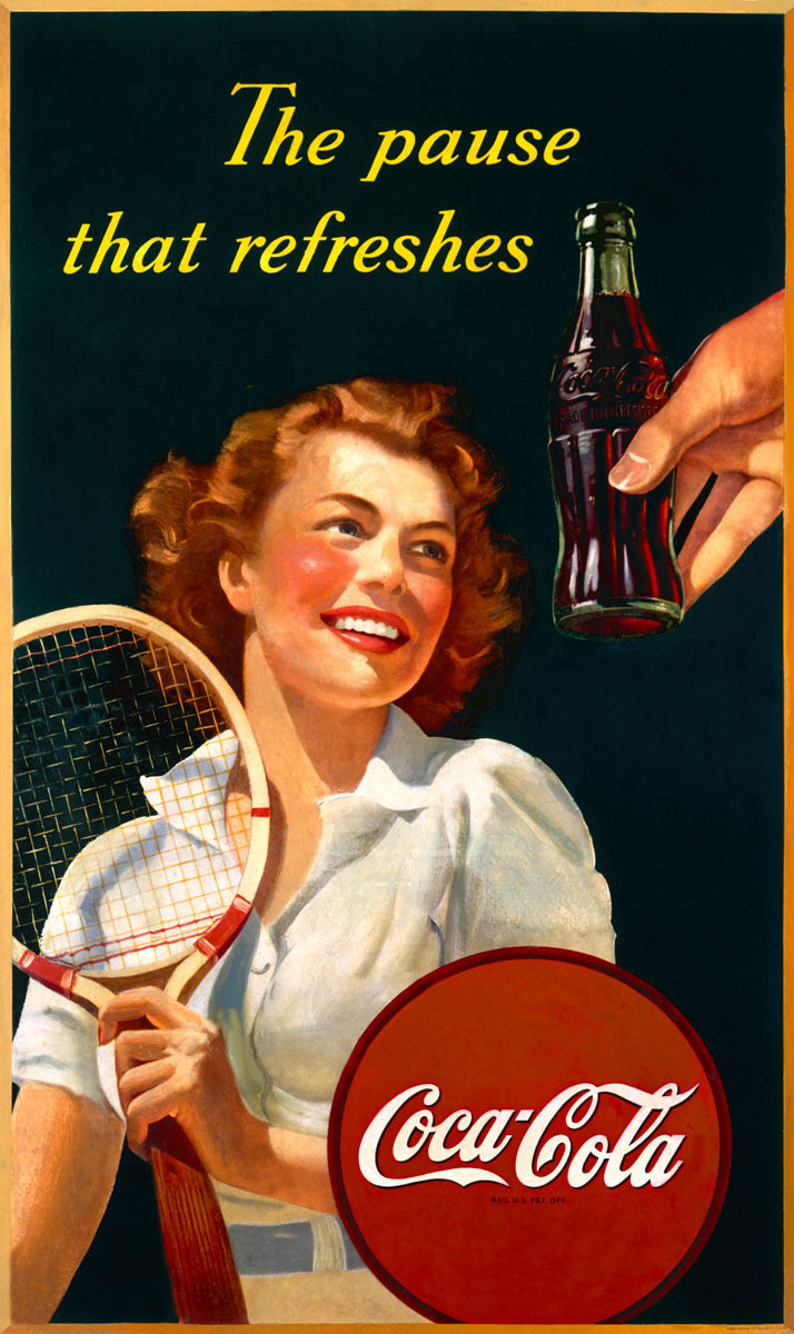 Refreshing Pause Coca Cola Coke Poster 0000-3505