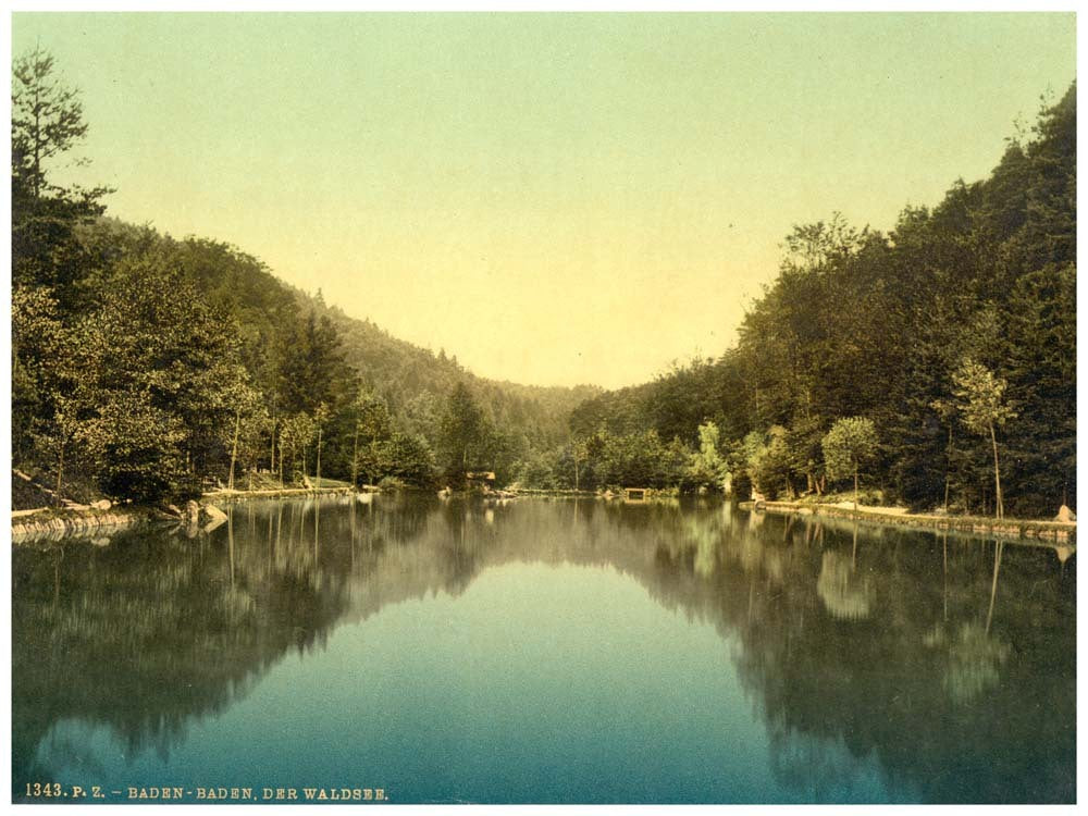 The Waldsee, Baden-Baden, Baden, Germany 0400-3368