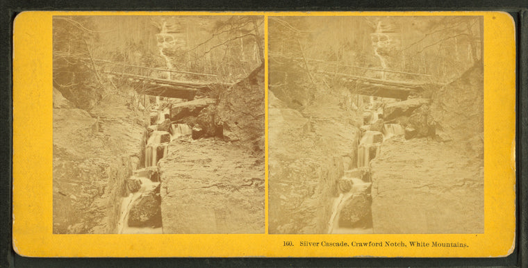Silver Cascade, Crawford Notch, White Mountains.