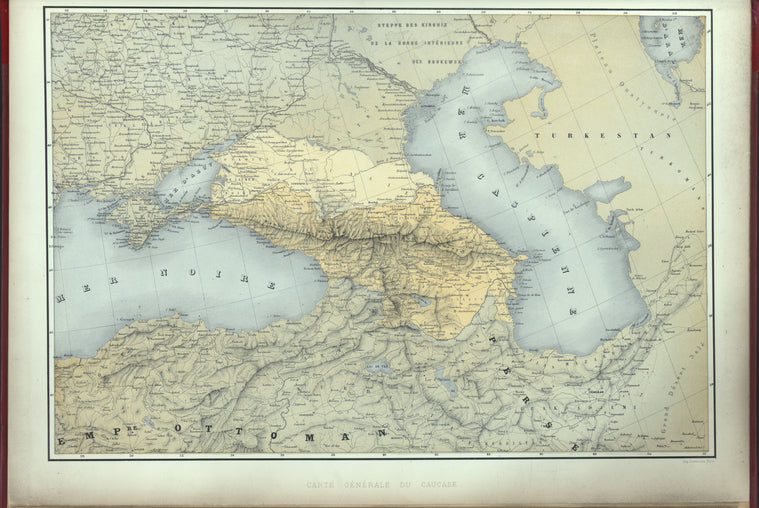 Carte generale du Caucase.