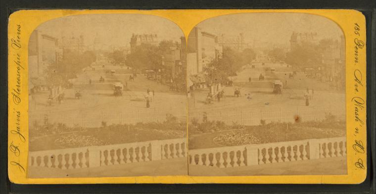 Penn. Ave. from the Treasury.