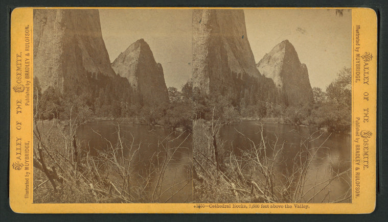 Cathedral Rocks, 2,600 feet above the Valley.
