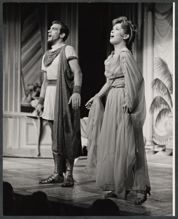 Clifford David and Julienne Marie in the stage production of The Boys from Syracuse
