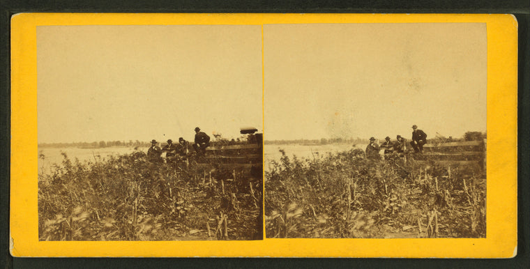 View on the Kansas River, Topeka, Kansas, 351 miles west of St. Louis, Mo.