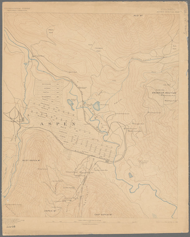 Colorado : Aspen special map