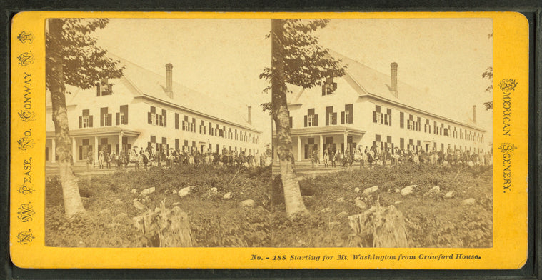 Starting for Mt. Washington from Crawford House.