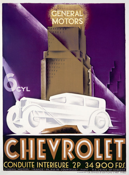 Chevrolet Automobile Poster 0000-1903
