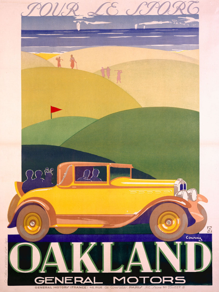 General Motors Oakland Automobile Poster 0000-1904
