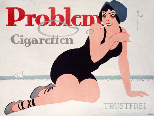 French Problem Cigarette Poster 0000-3007
