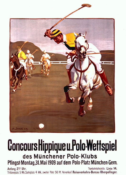 Munich Polo Horse Poster 0000-3066