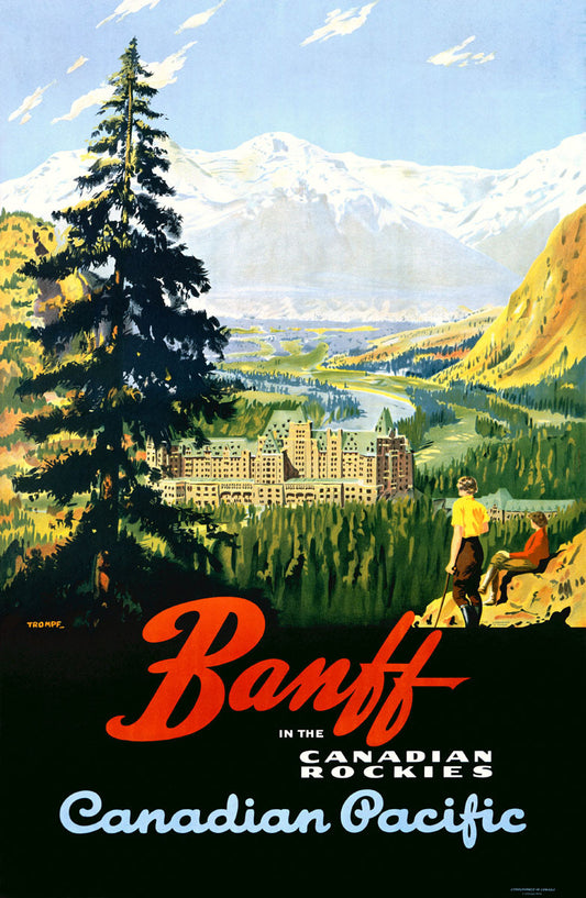 Canadian Pacific Banff Railway Poster 0000-3162