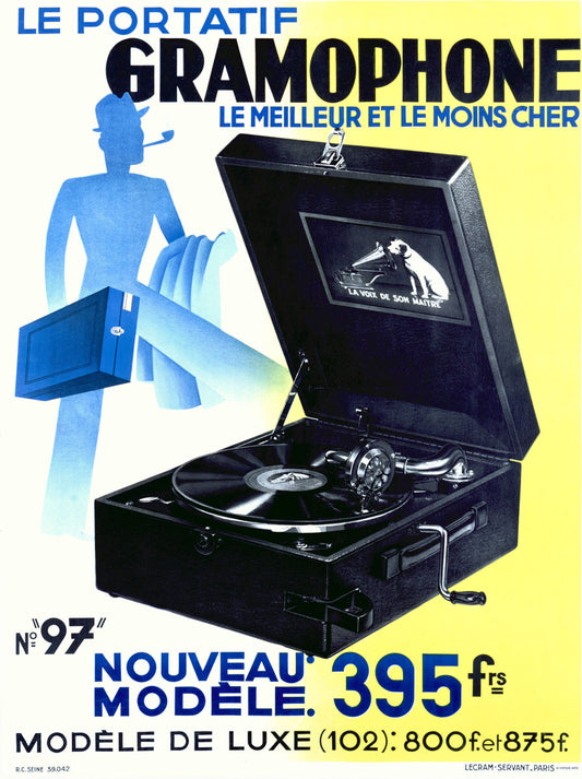 Victrola Portable Phonograph Poster 0000-3259
