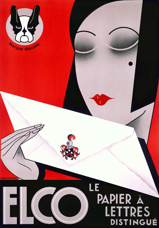Elco Stationary Writting Paper Poster 0000-3293