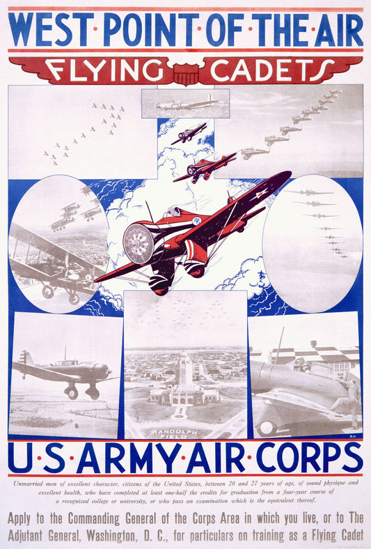 WWI US Army Air Corps Recruiting Poster 0000-3308