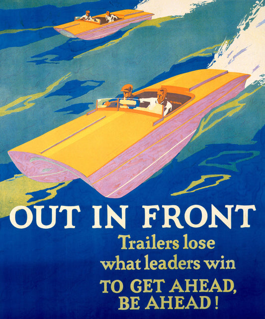 Out in Front Motivational Poster 0000-3329