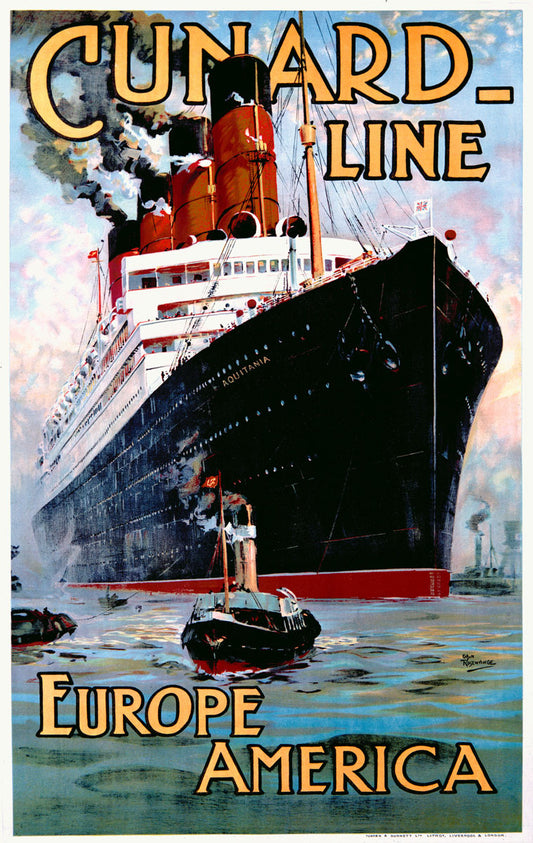Cunard Ocean Line Aquitania 0000-3337