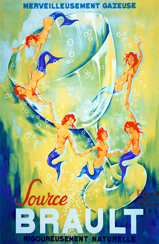 Brault Sparkling Mineral Water Poster 0000-3423