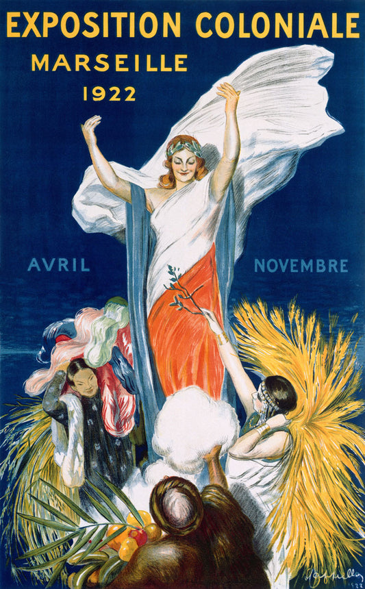 Exposition Colonial Marseille 1922 Poster 0000-3442