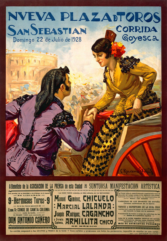 Nueva Plaza de Toros Bullfight Poster 0000-3518