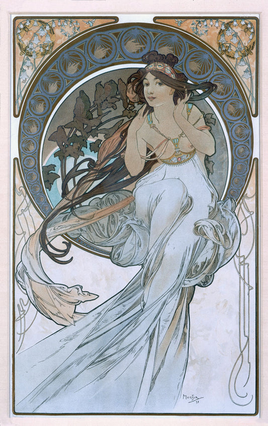 Mucha Nouveau The Arts Music Poster 0000-3585