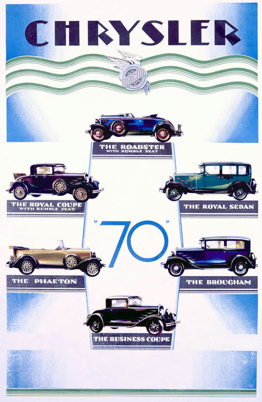 Chrysler Model 70 Automobile Poster 0000-3649
