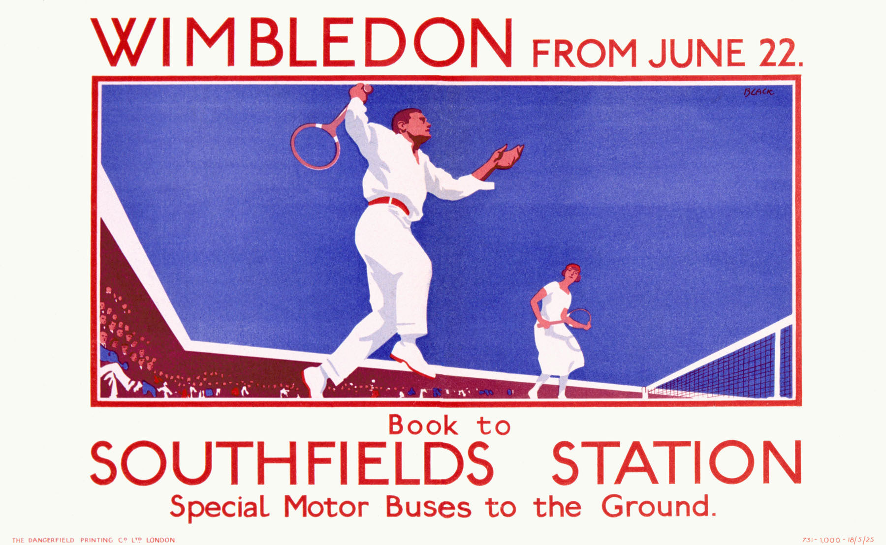London Underground Wimbledon Tennis 0000-3710