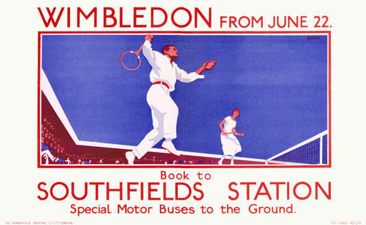 London Underground Wimbledon Tennis 0000-3710