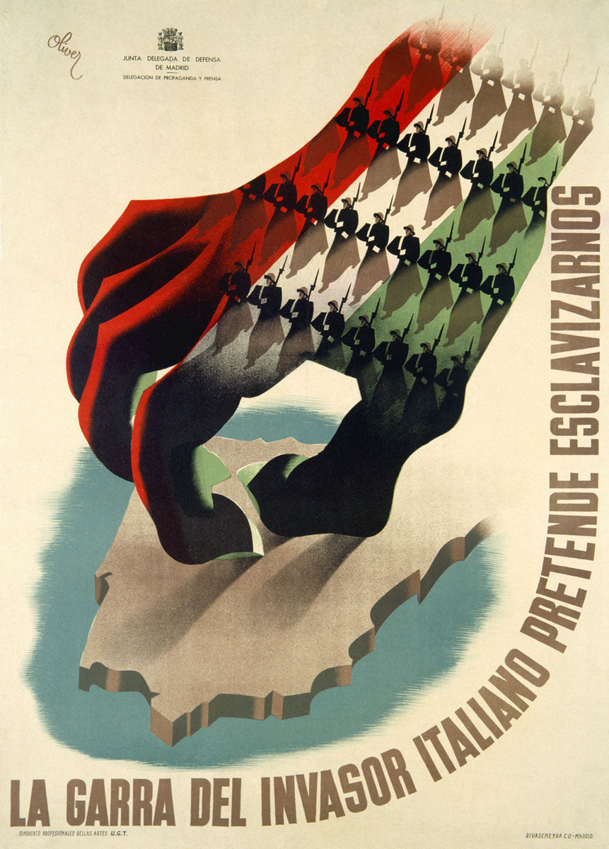 Spanish Civil War Propaganda Poster 0000-3830