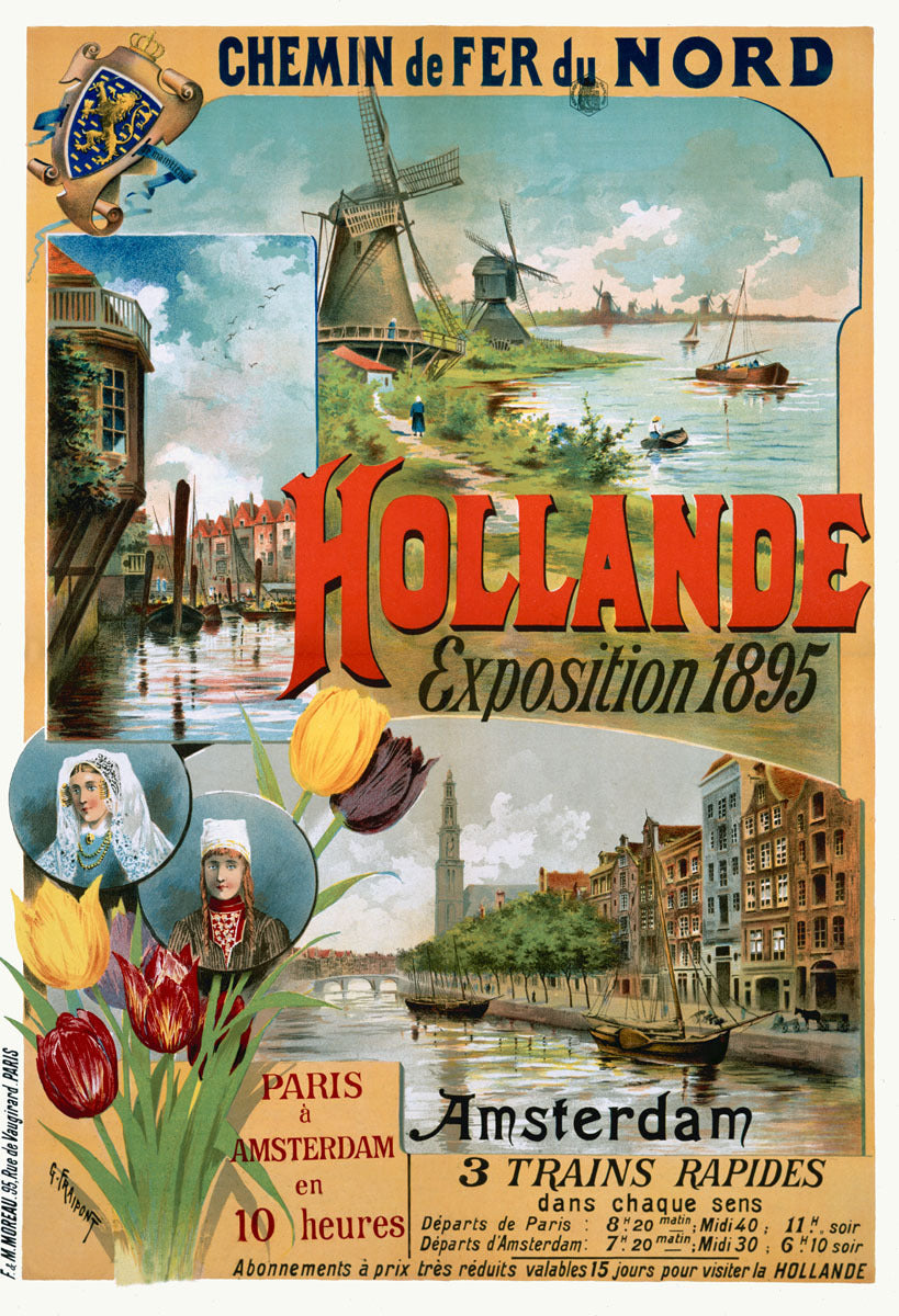 Dutch Railway Train Travel Poster 0000-3978