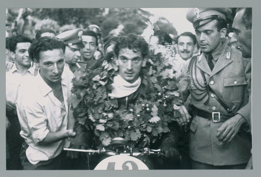 Italian Champion Motorcycle Rider Poster 0000-4841