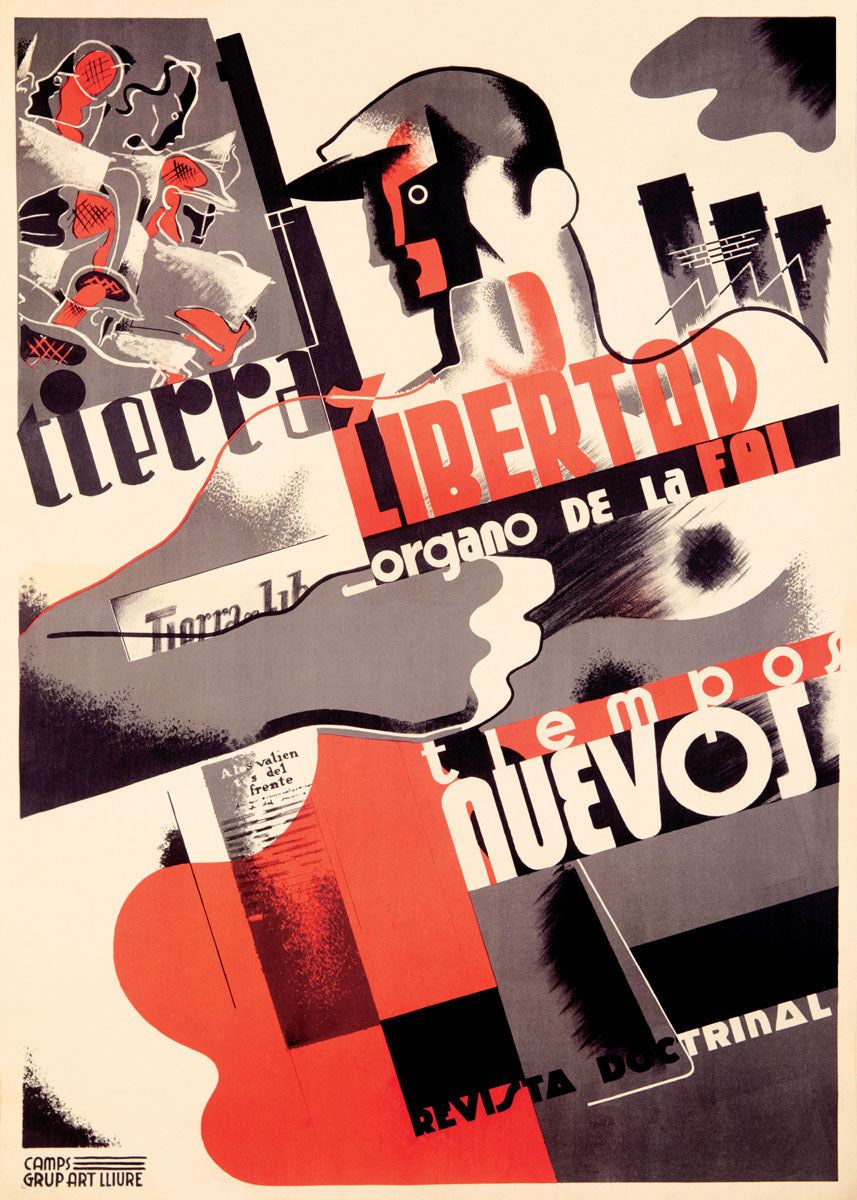 Spanish Revolution Labor Force Poster 0000-6008