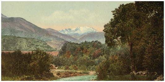 Pike's Peak from near Colorado City 0400-2609