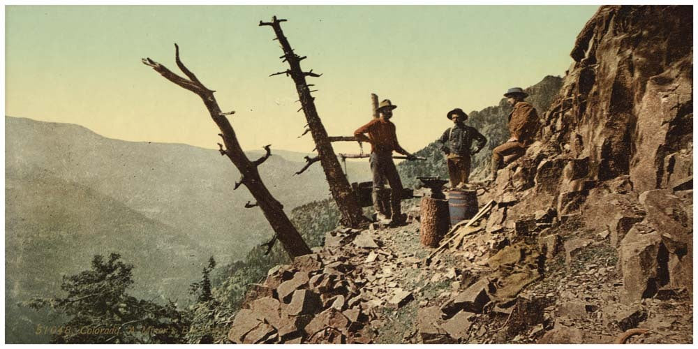 Colorado. A miner's blacksmith 0400-2632