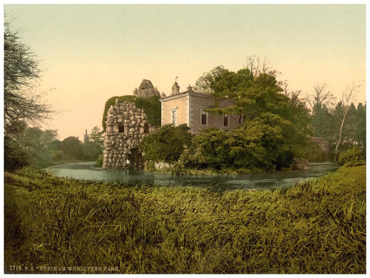Stein, park of Worlitz, Anhalt, Germany 0400-2893
