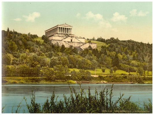 The Walhalla, Ratisbon (Regensburg), Bavaria, Germany 0400-2968
