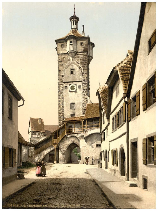 Bell tower (klingen Tor), Rothenburg (i.e. ob der Tauber), Bavaria, Germany 0400-2978