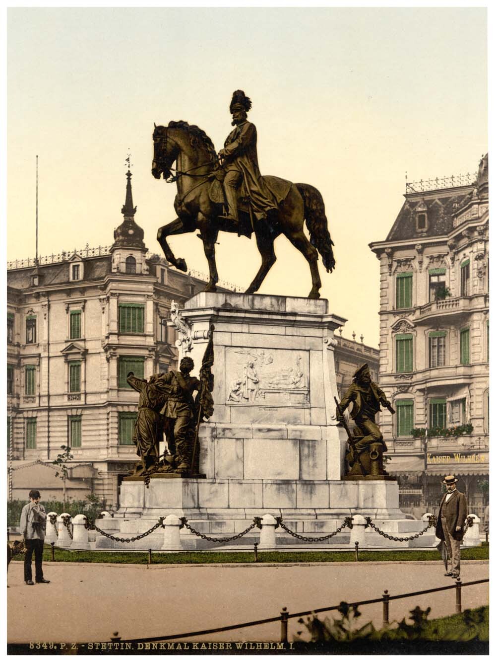 The Monument of Emperor William I, Stettin, Germany 0400-2989