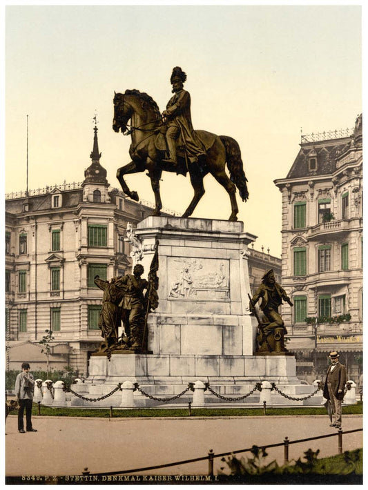 The Monument of Emperor William I, Stettin, Germany 0400-2989