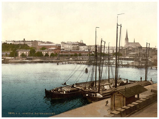 The Harbor, Stettin, Germany 0400-2992