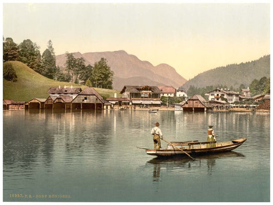 The village, Konigsee, Upper Bavaria, Germany 0400-3025