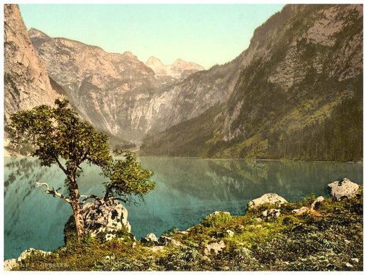 The Lake, Obersee, Upper Bavaria, Germany 0400-3317