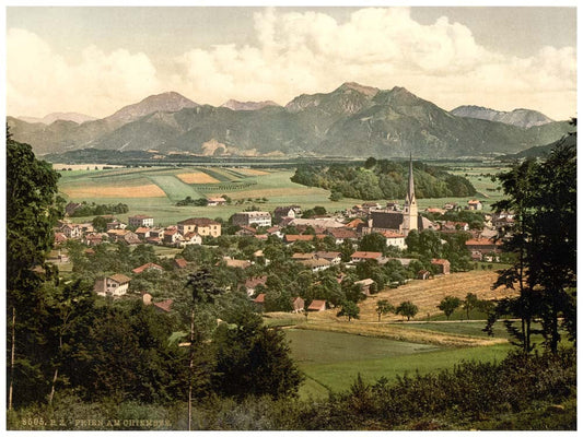 Prien on Chiemsee, Upper Bavaria, Germany 0400-3328
