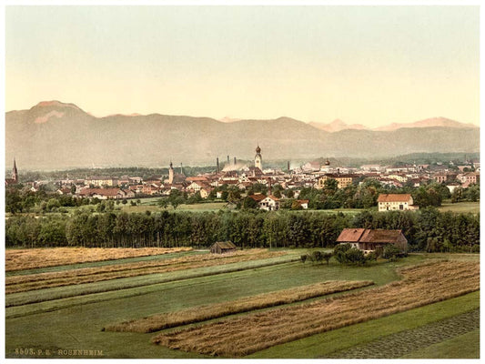 Rosenheim, general view, Upper Bavaria, Germany 0400-3331