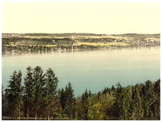 Rottmanshohe from Starnberg, Upper Bavaria, Germany 0400-3332