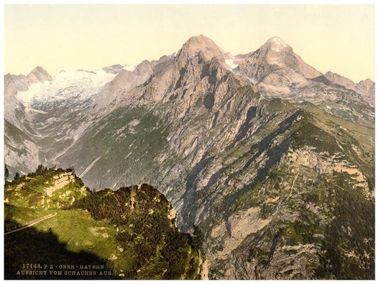 View from Schachen, Upper Bavaria, Germany 0400-3333