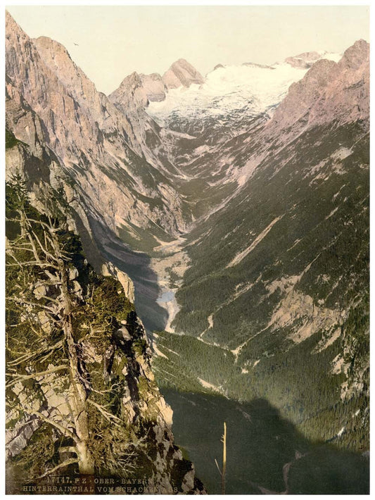 Schachen, view from the Hinterrainthal, Upper Bavaria, Germany 0400-3334