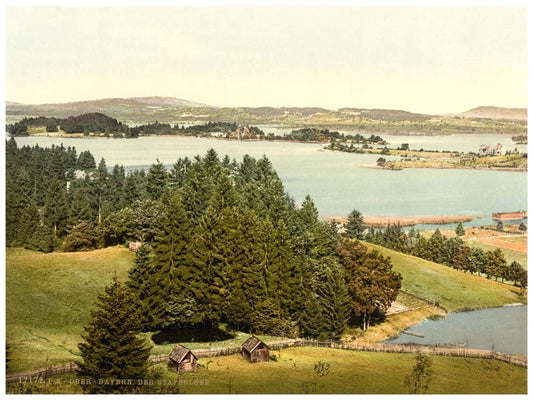 Staffelsee, general view, Upper Bavaria, Germany 0400-3340