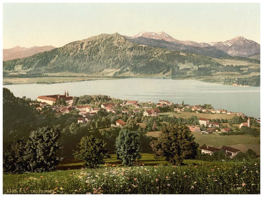 Tegernsee, general view, Upper Bavaria, Germany 0400-3341