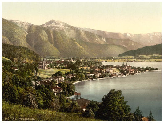 Tengernsee, general view, Upper Bavaria, Germany 0400-3342