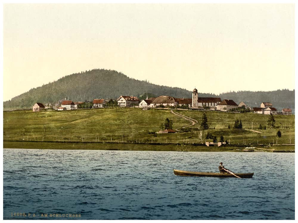 Schluchsee, general view of village, Black Forest, Baden, Germany 0400-3390